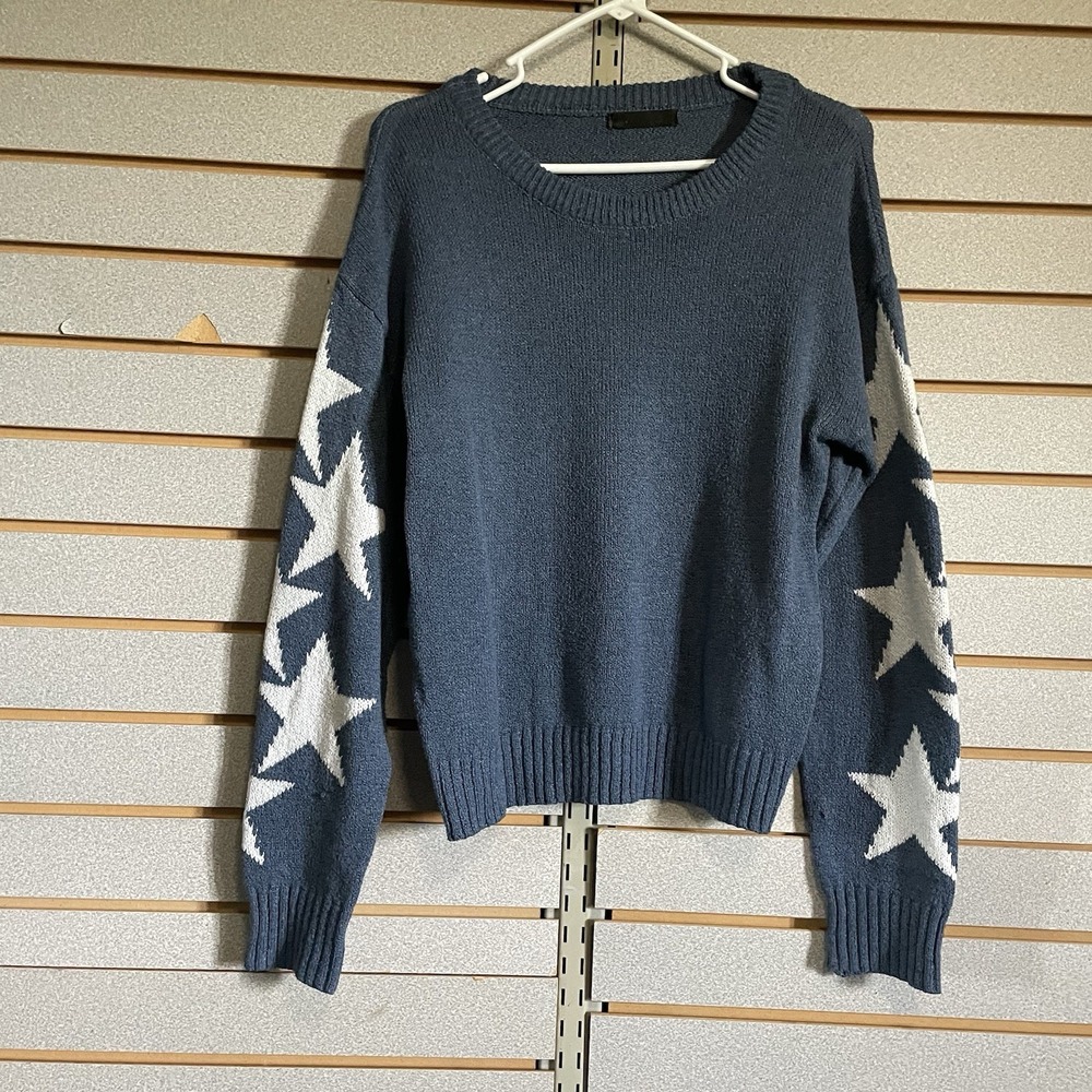 Blue‎ White Stars M Sweater